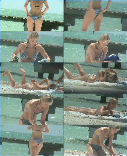 VOYEUR-Loirinha Tesudinha na Praia