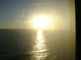 O sol se pondo... ou quase isso...