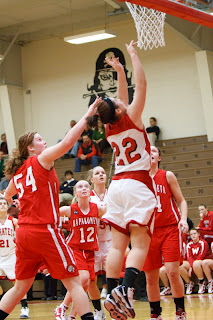 Molly Lengyel shoots in the lane