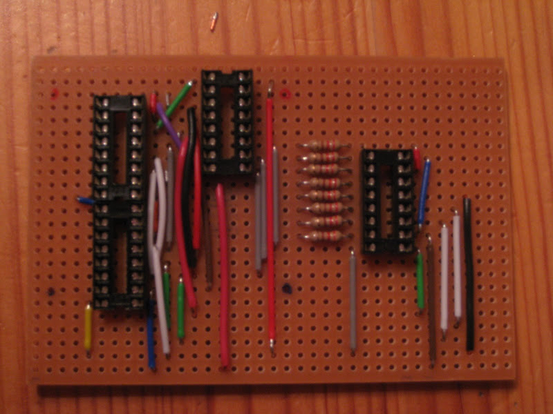 not another LED Matrix project Circuit Diagram