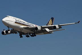 Boeing 747 Singapore Airlines