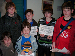 The Scout Section winners - Phoenix Troop Team 'B'