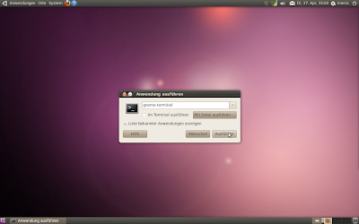 Ubuntu-Linux Optimierung: Terminal starten