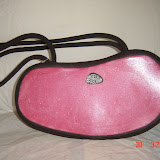 Pink Hotdog Purse 13" x 6.5" SOLD