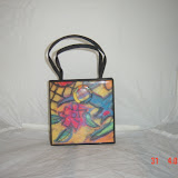 Crayon Drawing Purse 6" x 6" # 108