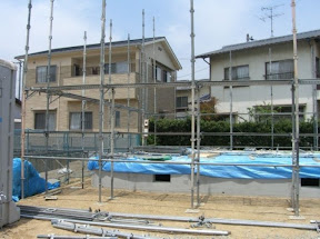 ３８日目　＊足場設置＊