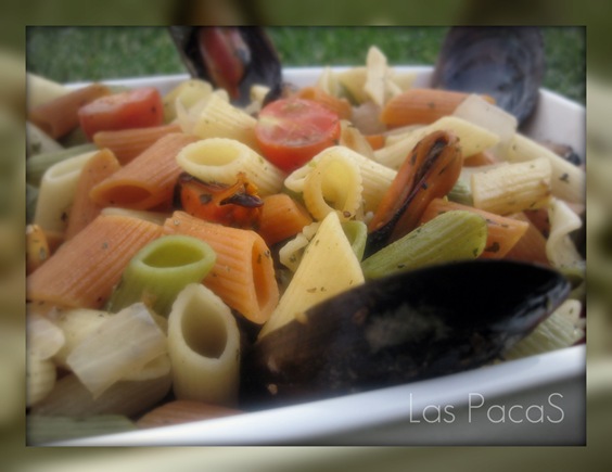 Pasta con Mejillones Pasta con Mejillones