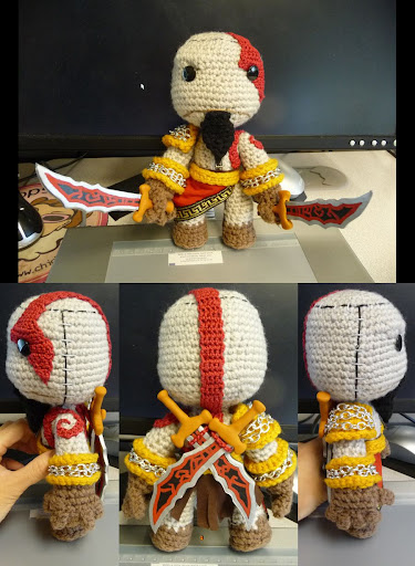 God of War Kratos Sackboy by magyss