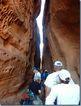 Arches Nat'l Park Fiery Furnace from bottom 2