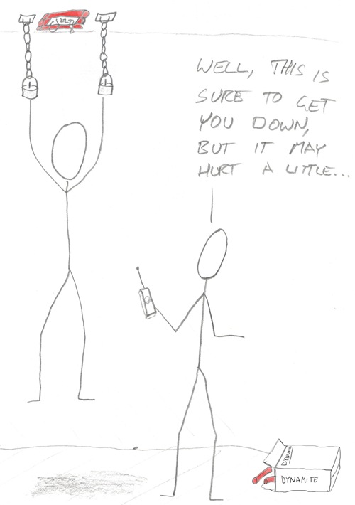 Almost all my self-reflections lead to dynamite. Going to hurt