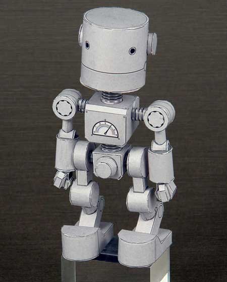 Shorty Robot / Chibirobo Papercraft