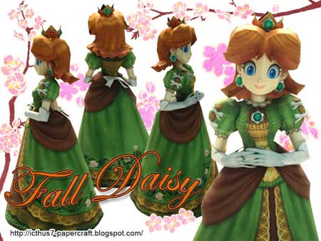 Princess Daisy Papercraft Fall Season
