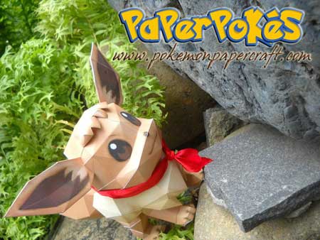 Pokemon Eevee Papercraft 2
