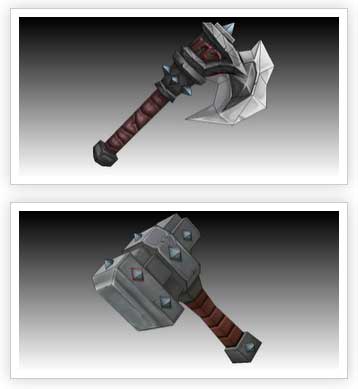 Torchlight Weapons Pack Papercraft