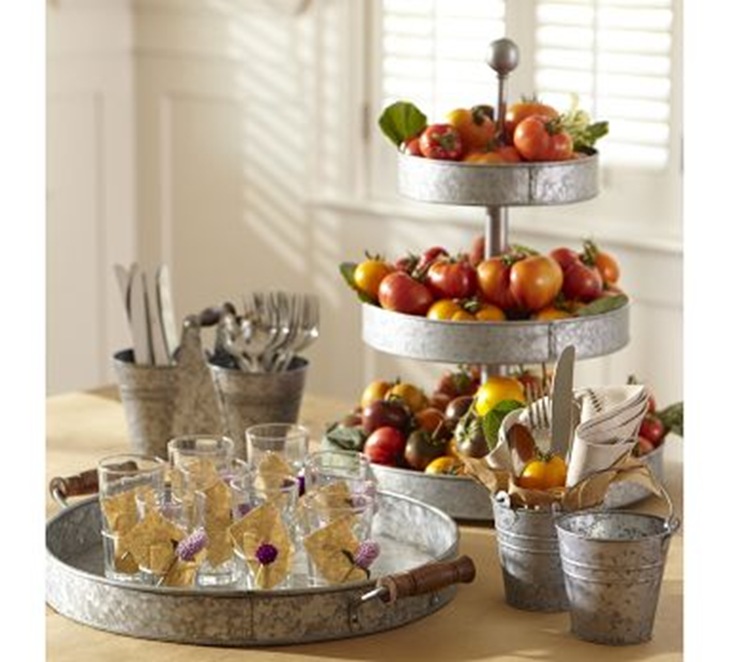 tiered tray