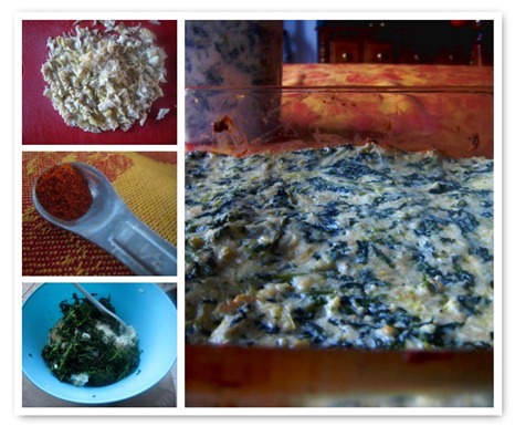Jill's Spinach Dip Mosaic