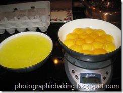 Separating eggs