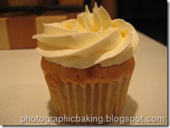 Iced cupcake