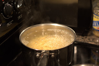 picture of boiling pasta