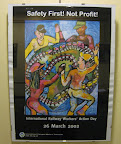 Safety First Not Profit Poster from Health and Safety Posters presented by Stephen Lewis