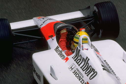 hakkalocken Ayrton Senna McLaren MP44 1988 Monaco Grand Prix