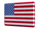 Animated 3D United States flag