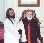 Sri Sri et sa Béatitude le Patriarche maronite Nsrallah