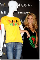 Shakira Mango Unicef Present Charity T Shirts Gy6VOLaO3Mpl
