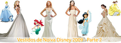 vestidos disney 2009 2 Vestidos de Noiva Disney 2009   Parte 2