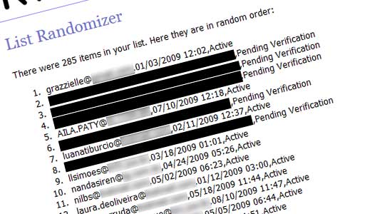 resultado sorteio 16 08 09 Vencedora do site de casamento Viva Noivos