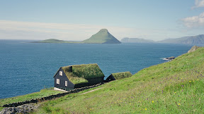 Koltur island, from Stremoy island, Faroe Islands
