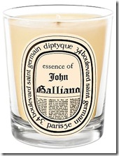 candle john galliano