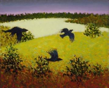 [Peter-Watts,-Three-Crows,-2007,-Oil-on-canvas,-24-x-30[3].jpg]