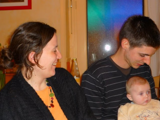 ...and some arrived (Jeanne and her parents)