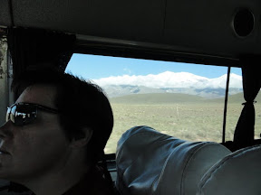 The drive was 1.5 hours straight into the Andes. Very dry and desolate and we were getting concerned that our ride would be very ugly.