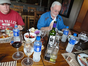 Dig in! Nothing like a ride out on the range to make a cowgirl and cowboy hungry.