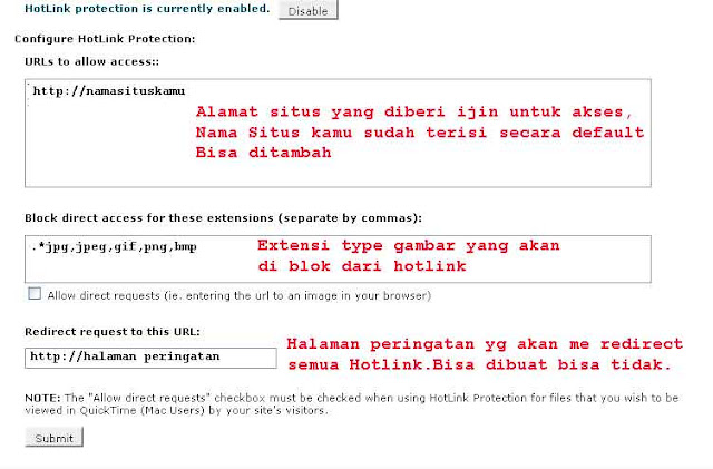 Cara Proteksi Hotlink