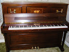 Bentley modern (Esher model) upright piano..... now voiced for that mellow tone