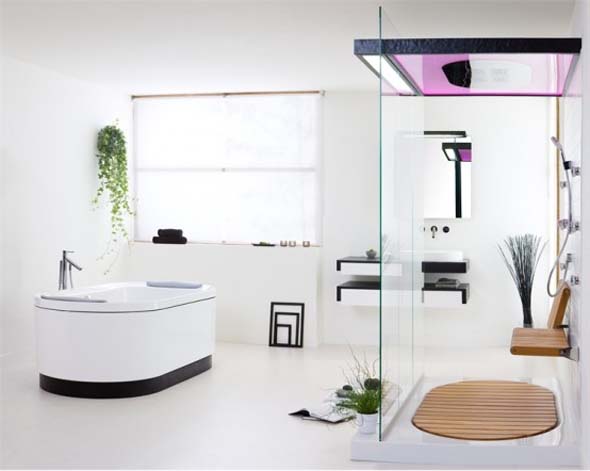 modern elegant bathroom furniture layout designs