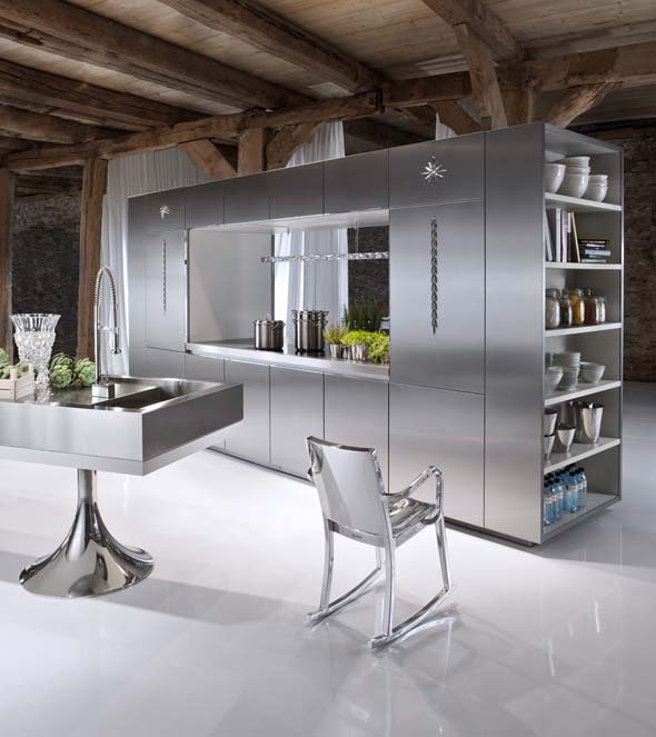 stainless steel kitchen set furniture design inspiration
