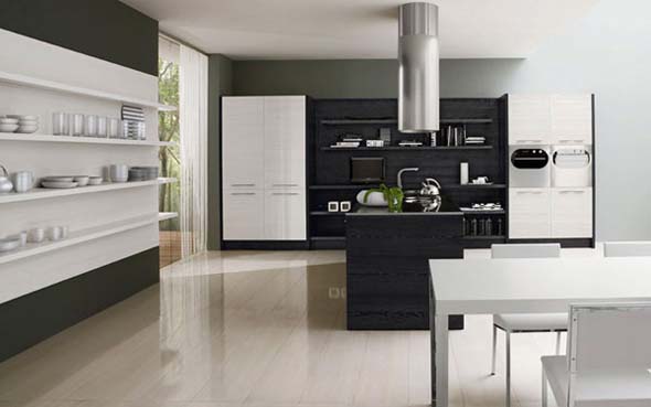 black and white kitchen set design ideas pictures