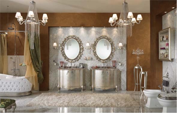 luxury classic bathroom furniture design idea pictures