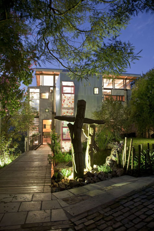 contemporary garden house buildings design ideas