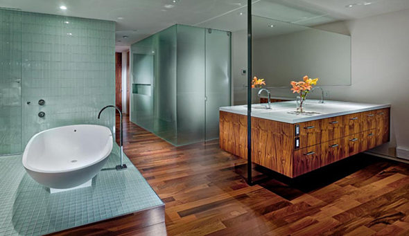 luxury sustainable bathroom interior house design