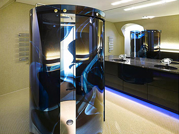 ultra luxury technology bathroom interior design