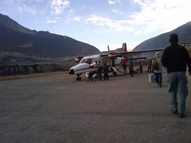Boarding the Death-Turboprop