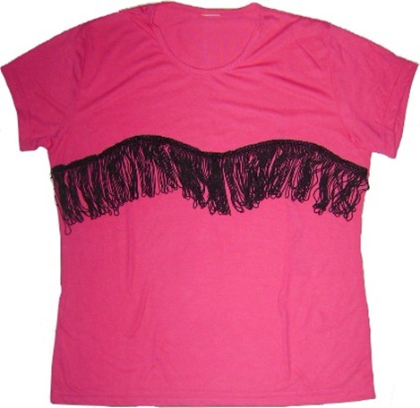 Remerón Fringe fucsia
