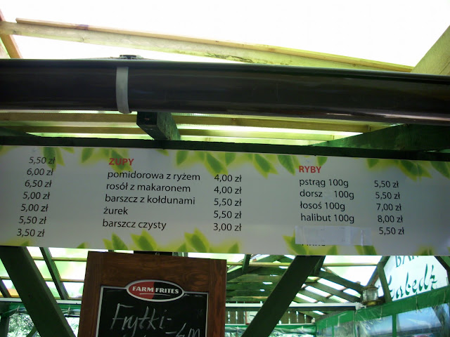 Propozycje zup i ryb w oliwskim zoo - Bar "Łabędź"
