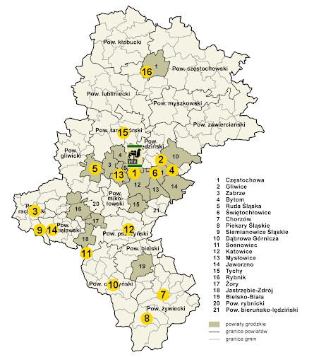 Zwierzyńce województwa śląskiego