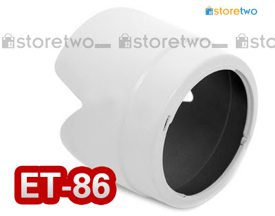 JJC Canon ET-86 White Lens Hood